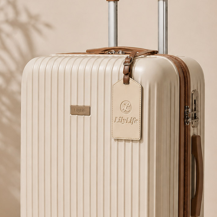Lily Life branded luggage product visual